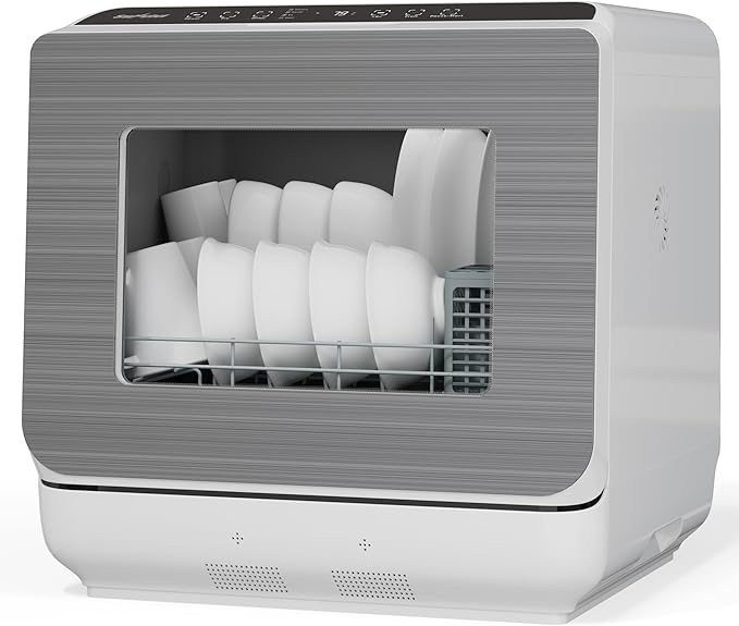 Gudsunal WQP4-6207 Portable Countertop Dishwasher